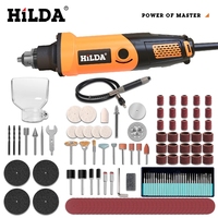 HILDA Rotary Tools Electric Drill Mini Grinder Mini Grinder Cutting Polishing Drilling with Accessories