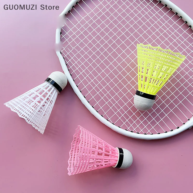 

5 Pcs Nylon ball resistant hitting feathers High Stability Durable Plastic Nylon Badminton Indoor Outdoor Sports Training Balls