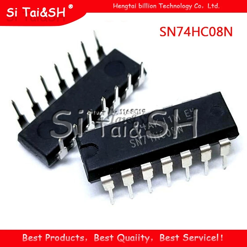 10PCS SN74HC08N   SN74HC08   74HC08N 74HC08     Waterproof shell