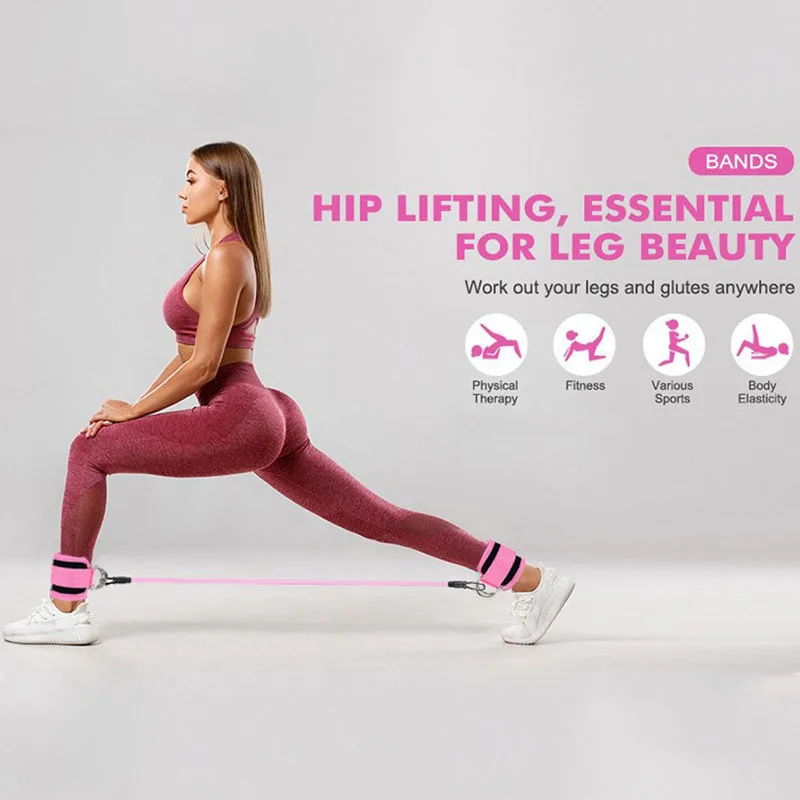 Ankle Straps Resistance Bands Set! 🦵💪 3