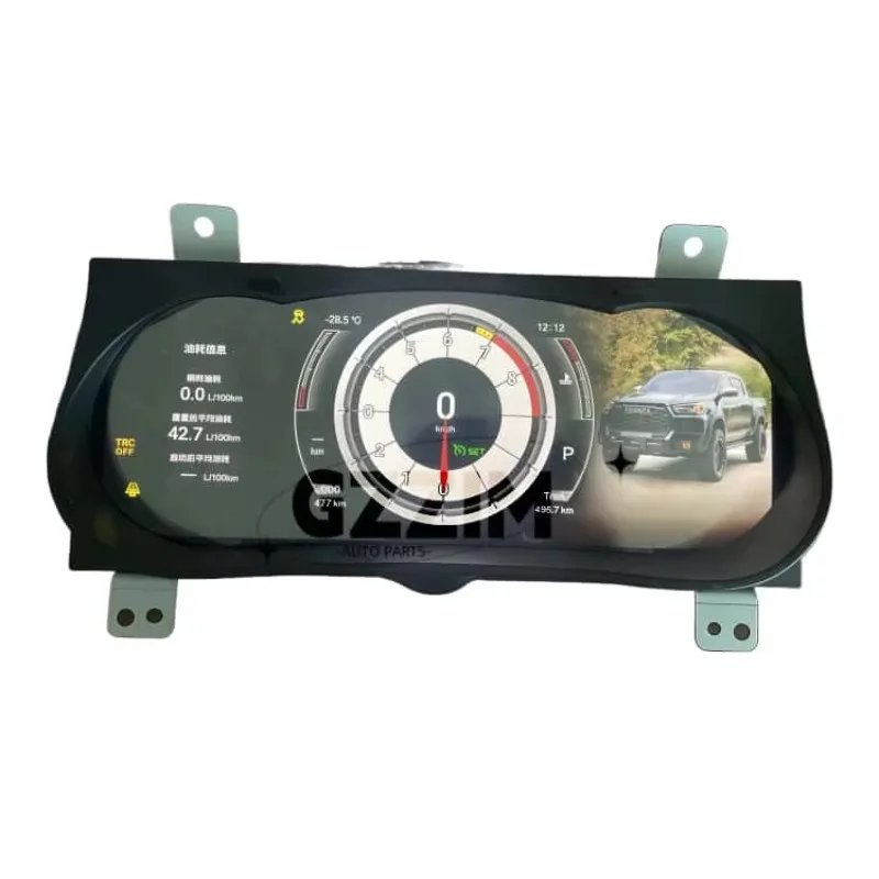 New Design LCD Cluster Speedometer For Fortuner 2016-2024 Dashboard Instrument LCD Gauge Digital