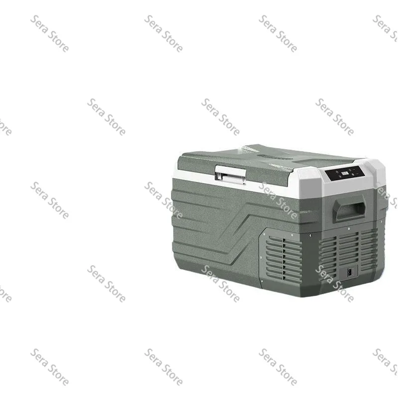Portable Car & Home Mini Freezer – 12V/24V & 110V/220V Dual Power Quick Freeze Compact Refrigerator, 1pcGoods in stock