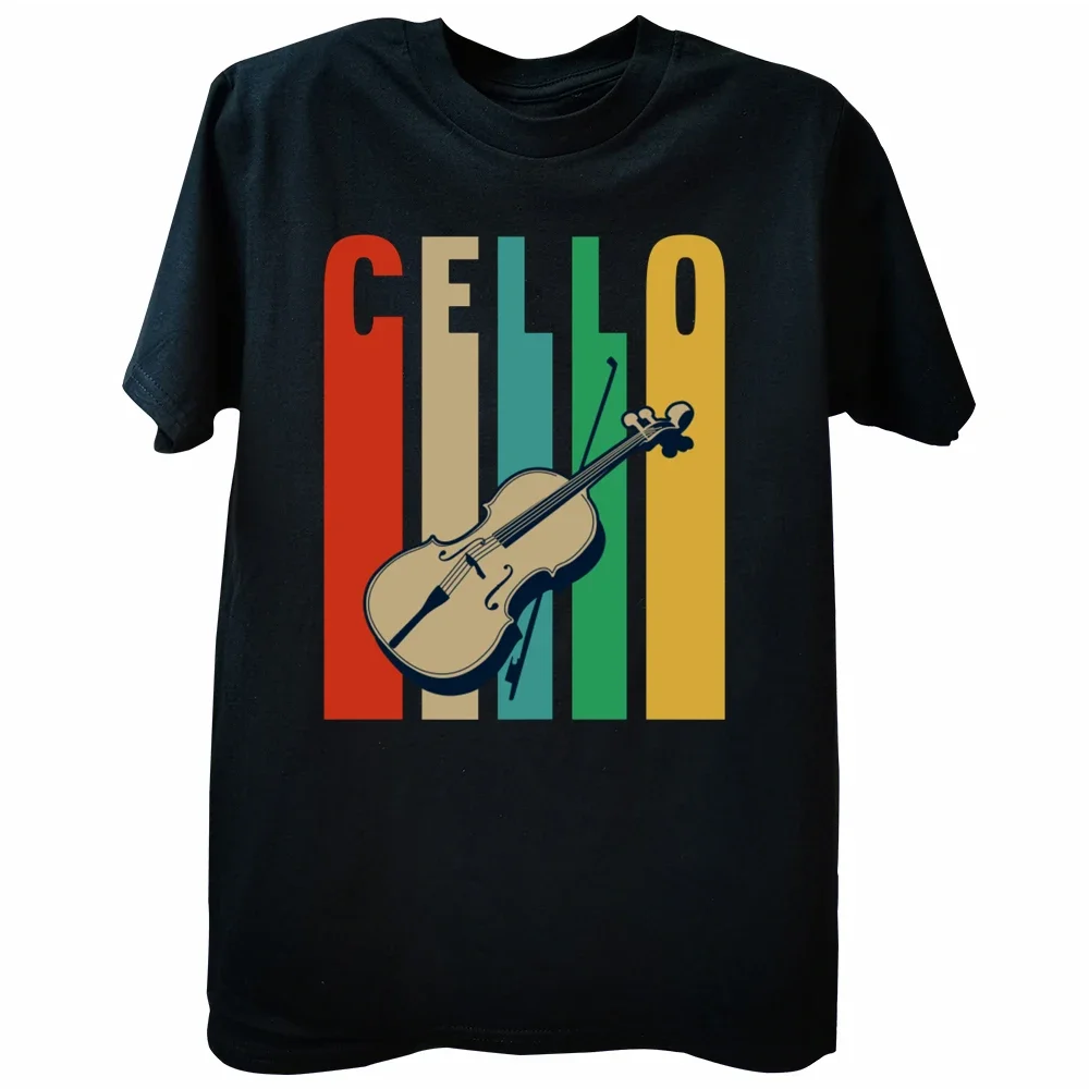 Evolution Of Cellist Funny Cello Lover Graph Fashion New Cotton Short Sve T Shirts O Neck Harajuku T shirt