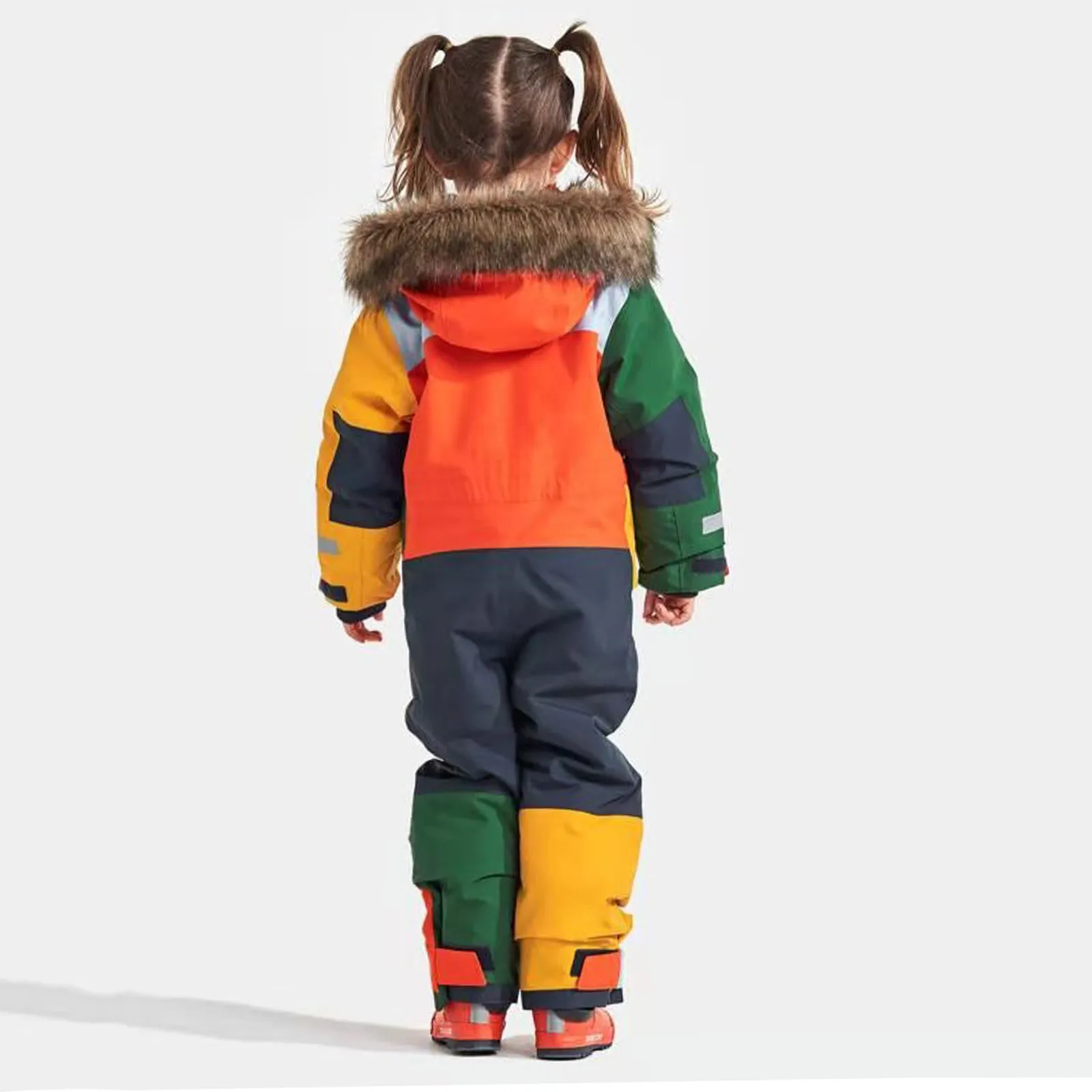 Children Snow Wear Ski Jumpsuit Ski Suit Boys Girls Winter Windproof Warm Outdoor Fleece Overalls Kids Skiing Snowboarding Suit