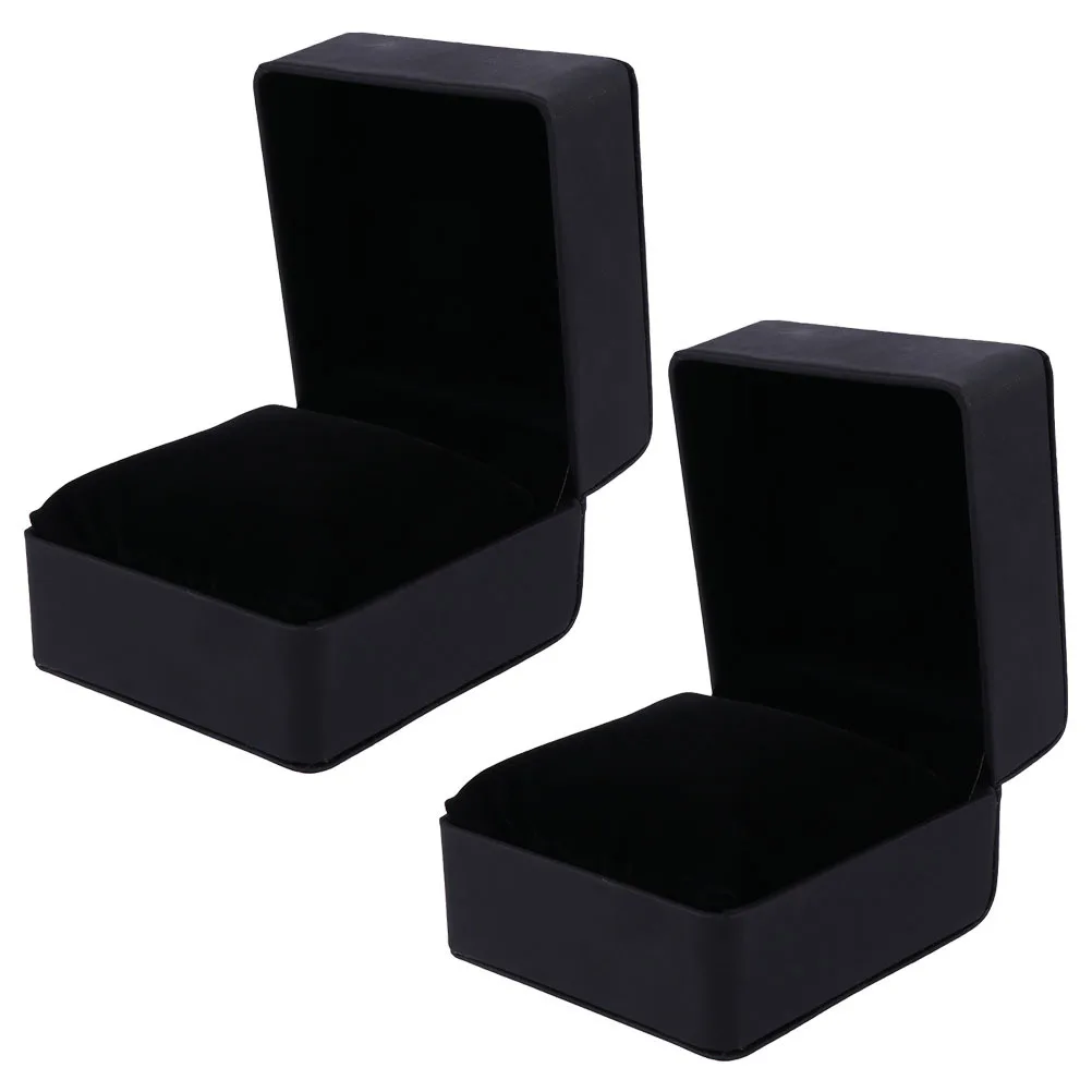 

2Pcs PU Watch Case Luxury Storage Box Detachable Pillow Jewelry Organizer Storage Display for Wristwatch Collection