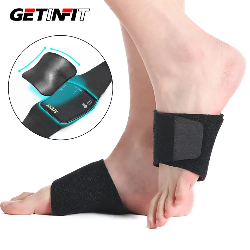 Arch Pads Men Women Adjust The Pressurized Arch Support Thin Foot Protector Walking Strap Camber Support Fit The Collapsed Arch