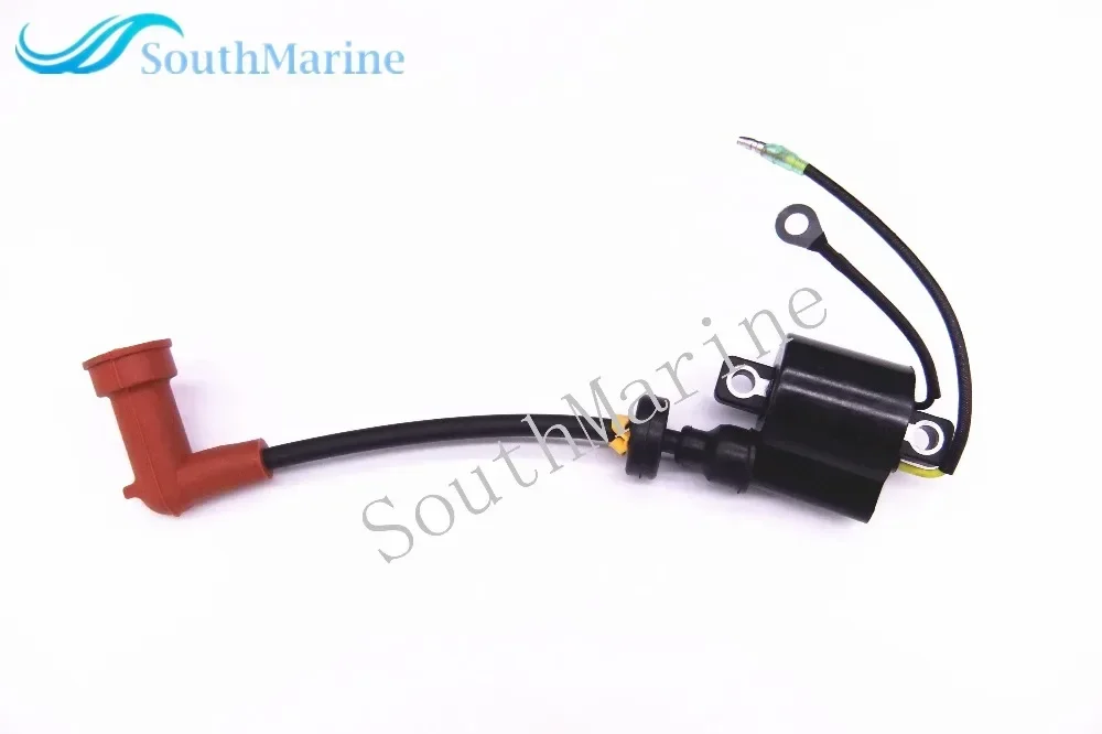 T40-05090101 Ignition Coil A for Parsun HDX 2-Stroke 40CV T40 T40BM T40BW T40G  T30BM 2 temps G type, Yellow Boat Motor