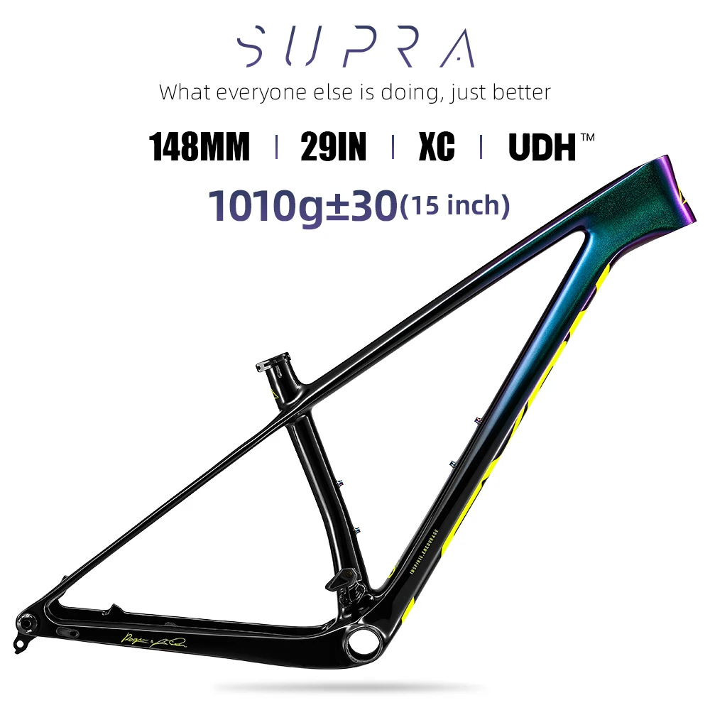 2024 lexon UDH Carbon Frame 29er Mountain Bike Carbon Frame 148*12mm  MTB Carbon Frames 1079g BOOST 15/17/19inch XDB DPD