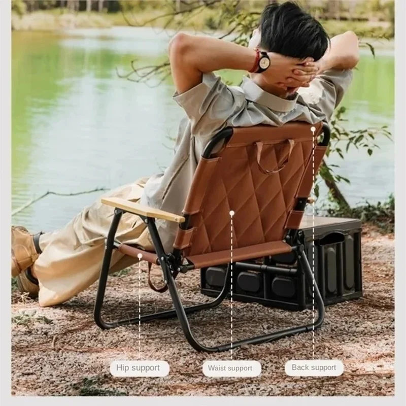 

Hot Sale 2024 Outdoor Folding Chair Kemite Style Chair Picnic Fishing Chair Camping Portable And Practical Beach Chair