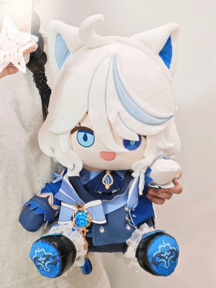 In Stock Genshin Impact Furina Plush Doll 40cm Dress Up Stuffed Toy Soft Throw Pillow Anime Game Peripheral Collectible Gift