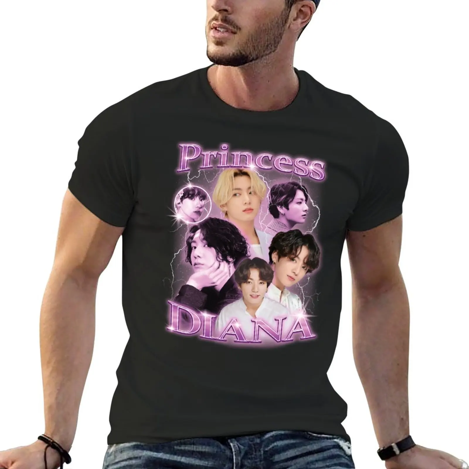 

New Princess Diana T-Shirt custom t shirt Tee shirt vintage t shirt mens plain t shirts