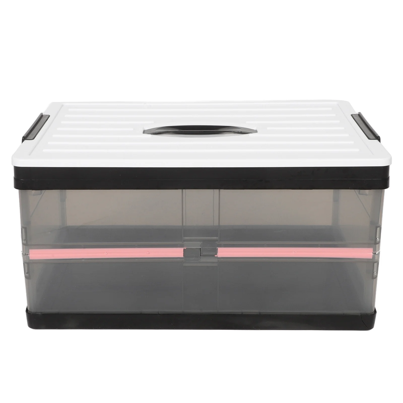 

Collapsible Car Storage Box Large Capacity Clear Trunk Organizer Durable Foldable Grocery Camping Car Interior Organizer