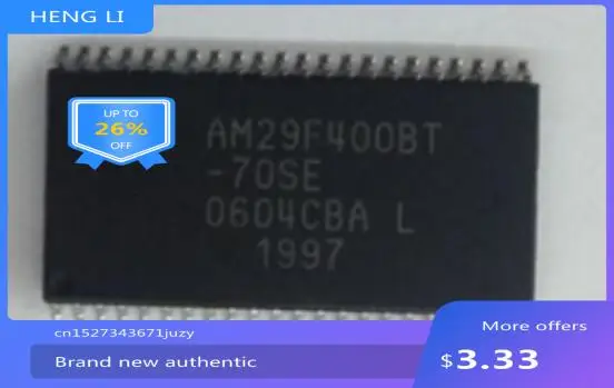 NEW 100%     AM29F400BT-70SE    Brand new genuine product