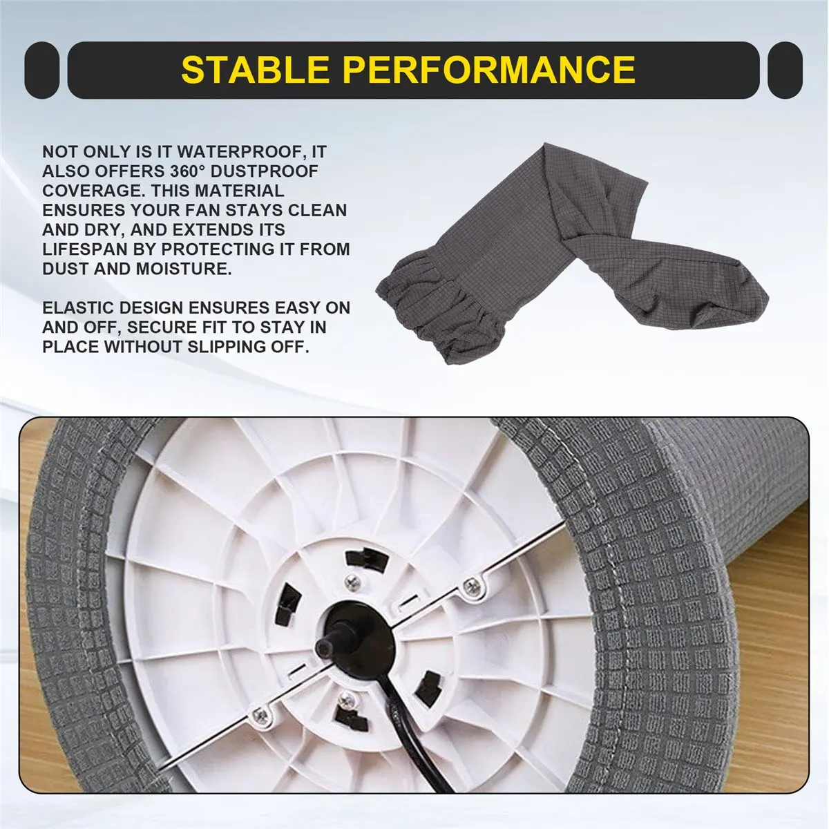 [Promociones] Funda Protectora Elástica para Ventilador de Torre, Cubierta Completa para Ventilador de Pie, Protección Contra Polvo y Agua B