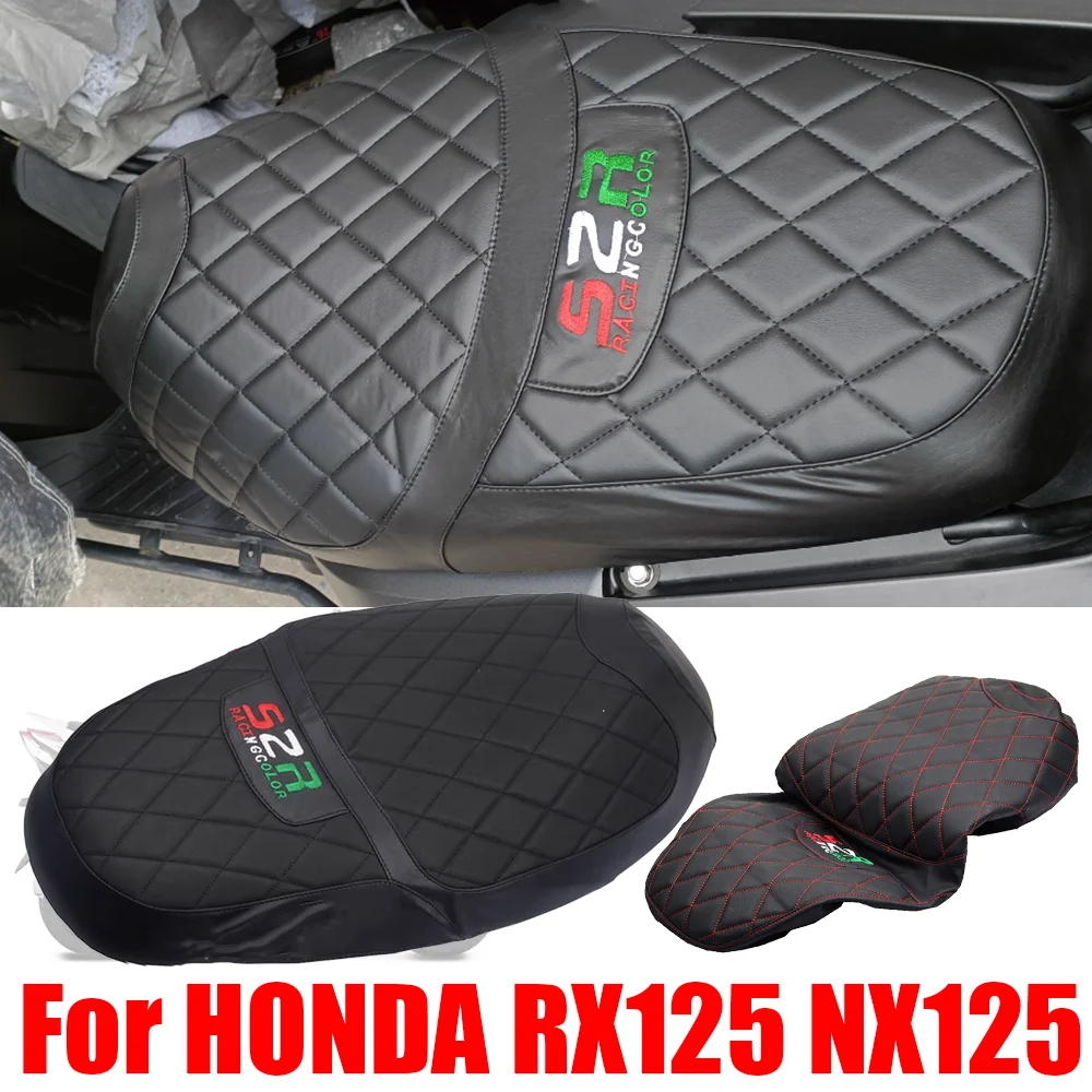 

For HONDA RX125 NX125 NX RX 125 Motorcycle Accessories Leather Thickened Sponge Seat Cushion Cover Insulation Seat Cover Protect