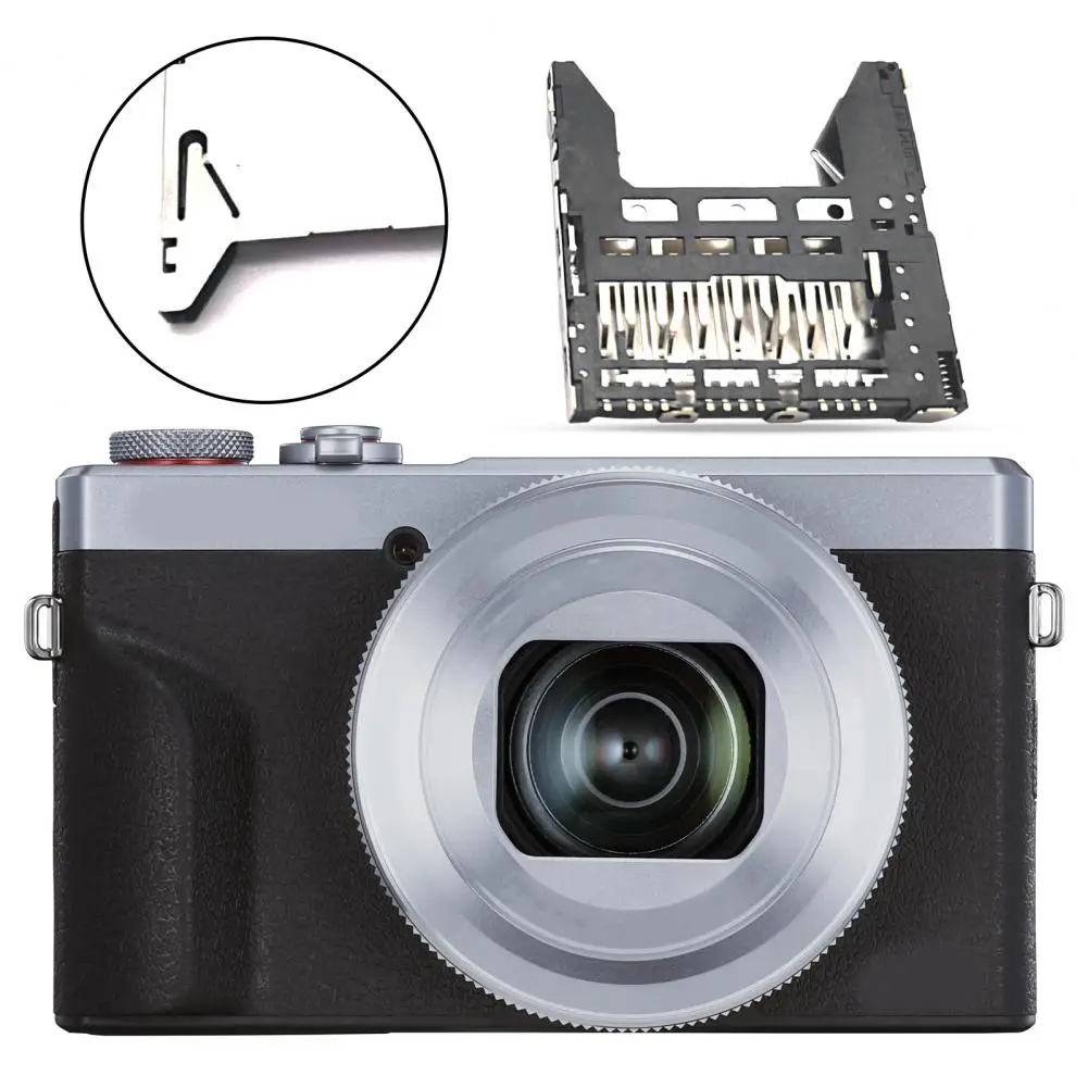 SD Card Holder  Durable Lightweight Wear-resistant  SD Memory Card Slot Camera Accessories