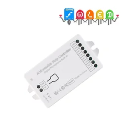 WLED Sounds Reactive 5-24V WS2812B WS2811 SK6812 TM1814 WS2813 WS2815 LED Light Strip Controller