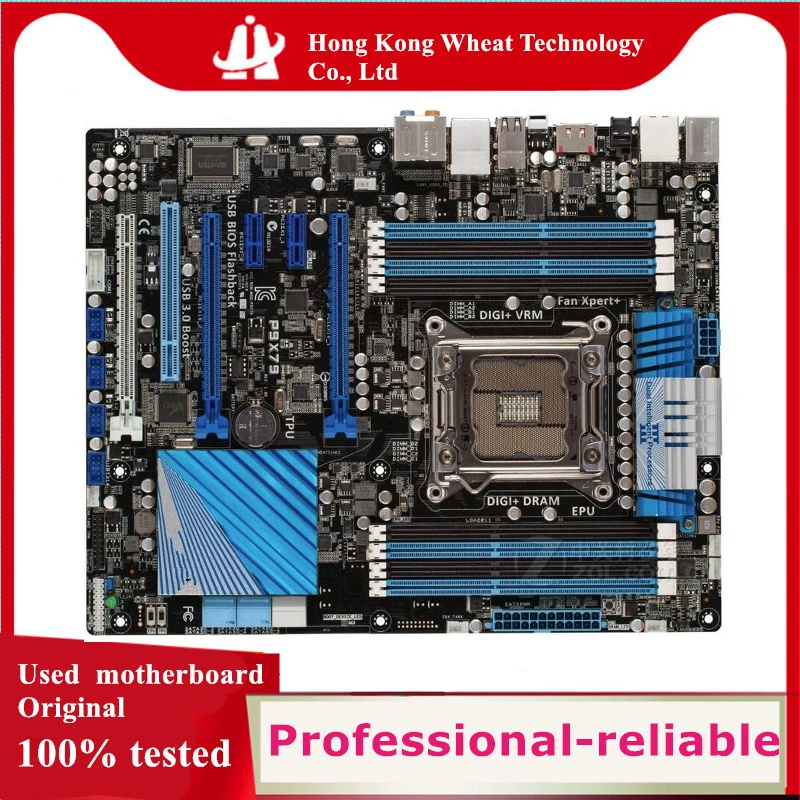 For Intel X79 P9X79 motherboard Used original LGA 2011 LGA2011 DDR3 64GB USB2.0 USB3.0 SATA3 Desktop Mainboard