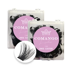C/D Curl Wispy Lash Clusters DIY Eyelash Extensions 144pcs 10/12/14/16/18mm Mega Volume DIY Lash Cluster At Home