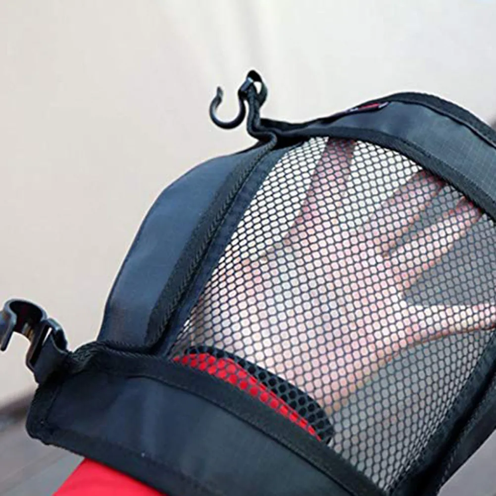 

Складная сумка-органайзер для уличного стола с проволочным каркасом, сверхпрочная сетчатая сумка для пикника, кемпинга, барбекю - Размер L, черная