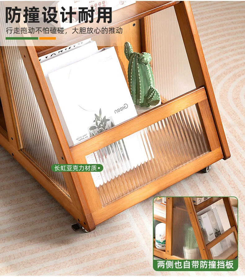 Movable Side Table Desk Coffee Table Living Room Furniture Home Tea Table Bed Nightstands Table Basse Muebles Mesa Plegable