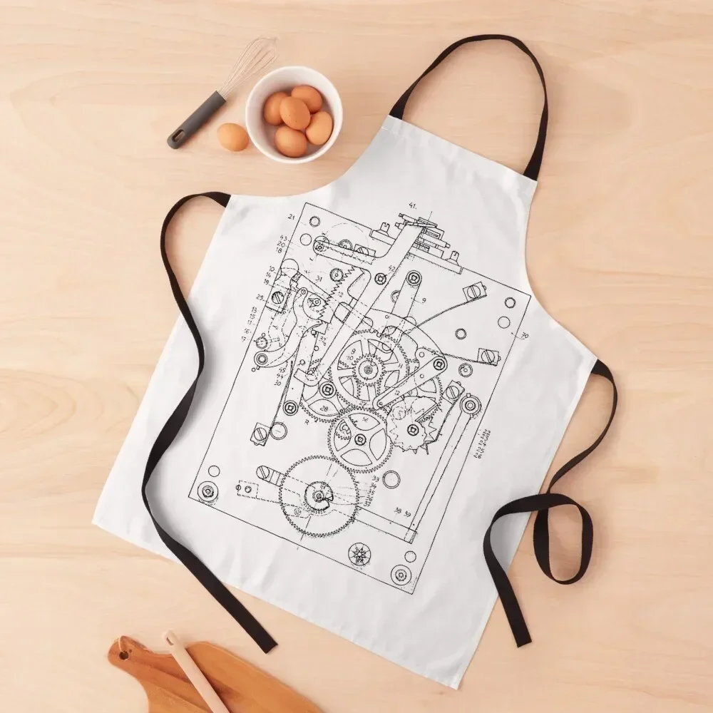 

Horology watch movement Apron Camping Things For The Kitchen Apron