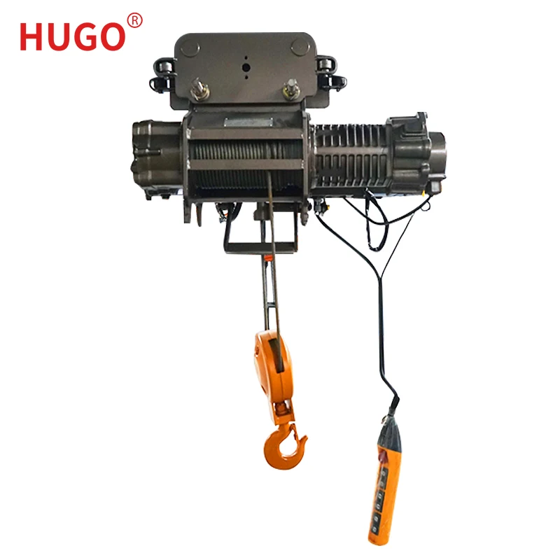 2 Ton Winch European Electr Hoists Wire Rope 1 Ton Electric Construction Hoist
