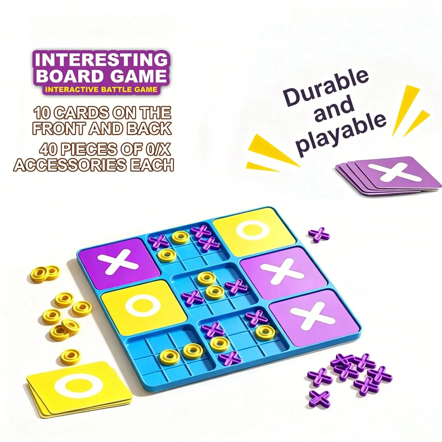 jogo-de-tabuleiro-tic-tac-toe-avancado-com-2-modos-de-jogo-brinquedo-de-estrategia-logica-para-criancas-presente-interativo-para-familia