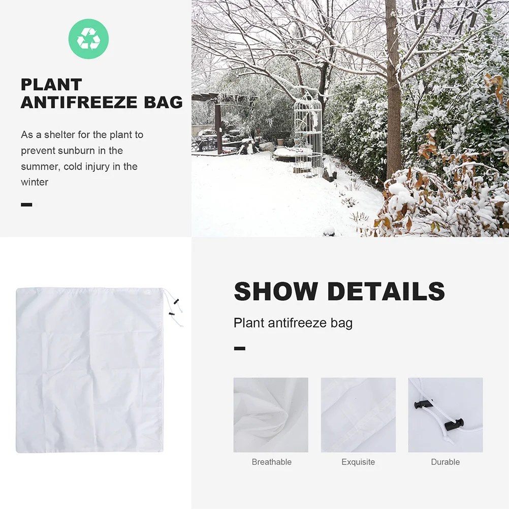 

3pcs Plant Protection Cover Premium Pp Durable Frost-Proof Winter Shrub Cover For Garden Trees Tomatoes Outdoor Cold-Proof