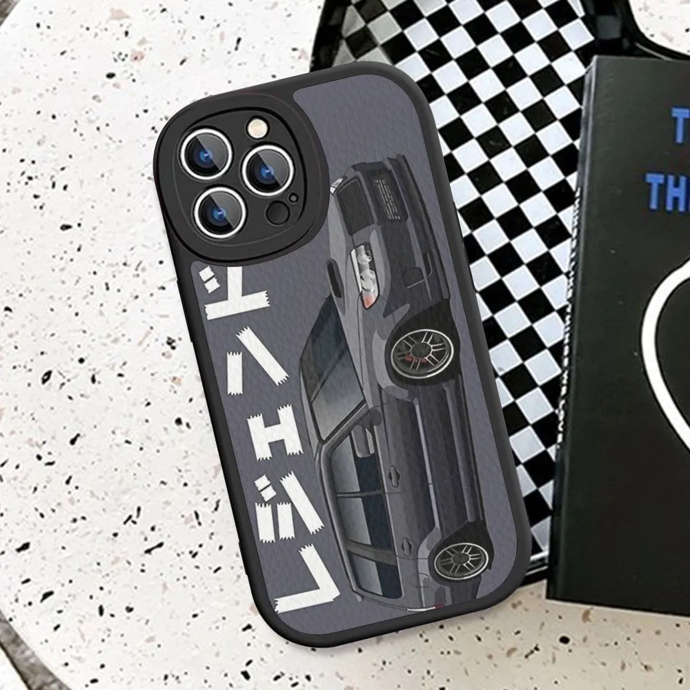 JDM Tokyo Drift Sports Car Phone Case Hard Leather For iPhone 14 13 12 Mini 11 14 Pro Max Xs X Xr 7 8 Plus Fundas