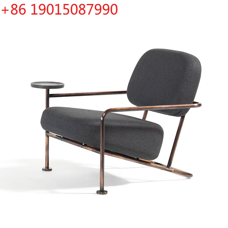 

Креативное металлическое кресло, современное кресло для отдыха, маленькая квартира, балкон, чтение для гостей, один стул