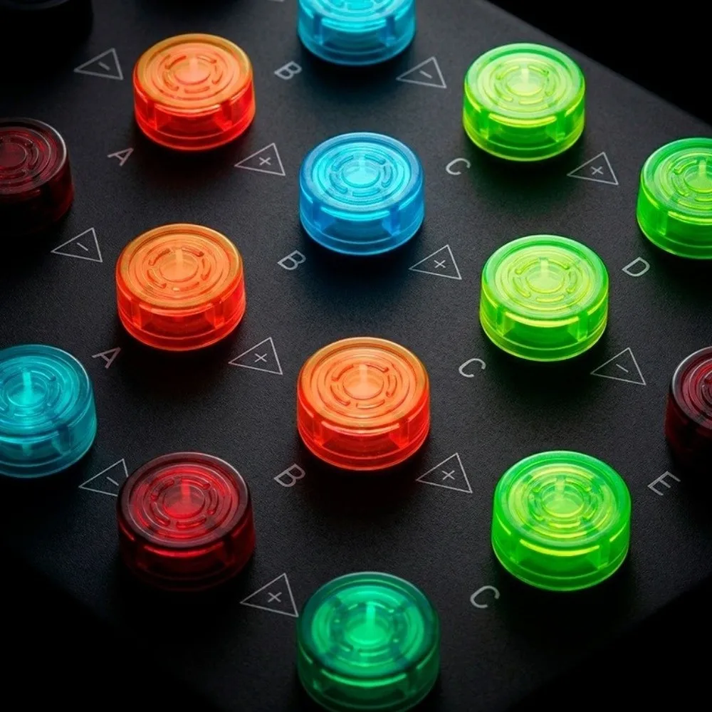 1Pc Plastic Guitar Effects Pedals Cap Multi Color Transparent Guitar Pedal Button Caps Guitar Effects Parts Footswitch Protector