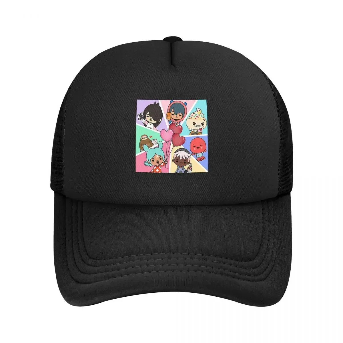 

Toca Boca Mesh бейсболки Snapback модные бейсболки дышащие повседневные кепки унисекс на открытом воздухе