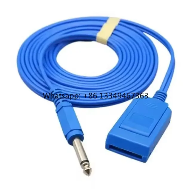 

Best price Surgical Esu Pen Cable for Neutral Electrode Plug Medical Consumables Diathermy Disposable Electrosurgical Unitcontro