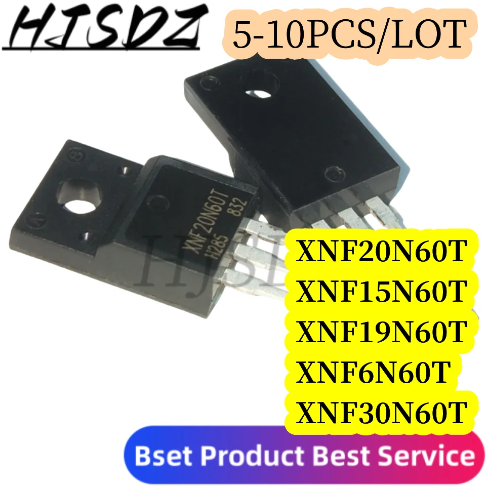 5-10PCS/LOT XNF20N60T IGBT 20N60 TO-220F XNF15N60T XNF19N60T XNF6N60T XNF30N60T nuevo y Original