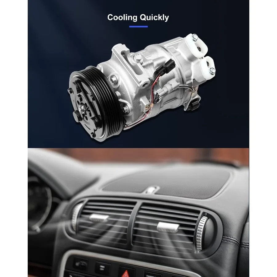 Sprężarka klimatyzacji z sprzęgłem 20132019 Pasuje do Nissan Sentra 1.8L 1.6L 20142017 Pasuje do Nissan Tsuru 1.6L Sprężarka klimatyzacji