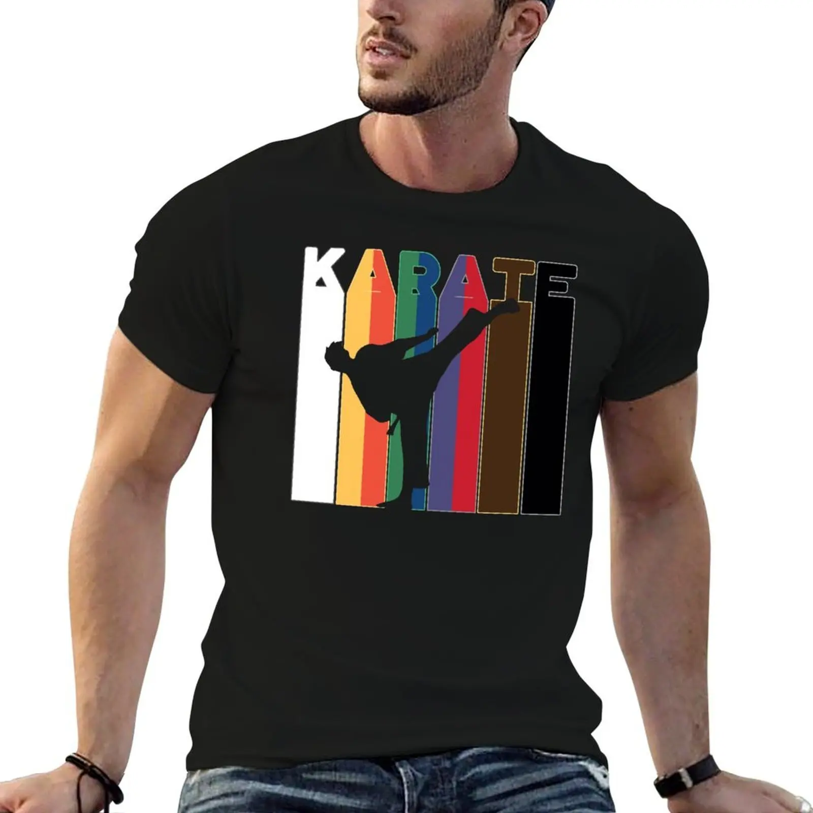 Karate Belts T Shirt T-Shirt Short sleeve tee designer shirts mens t shirts pack