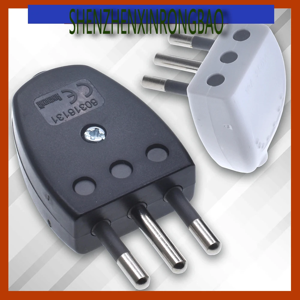 Ficha de Alimentação Europeia, Conector de Cabo Multifunções, Ângulo Removível 90, 180 Ângulo, Converto UE, Tipo L, 3Pin, 10A