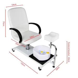 وعاء كرسي سبا باديكير فاخر لمتجر حمام الأظافر وكراسي تدليك قدم الصالون الهيدروليكي للقدمين أفضل 10 بيع مانيكير وباديكير كرسي - No10