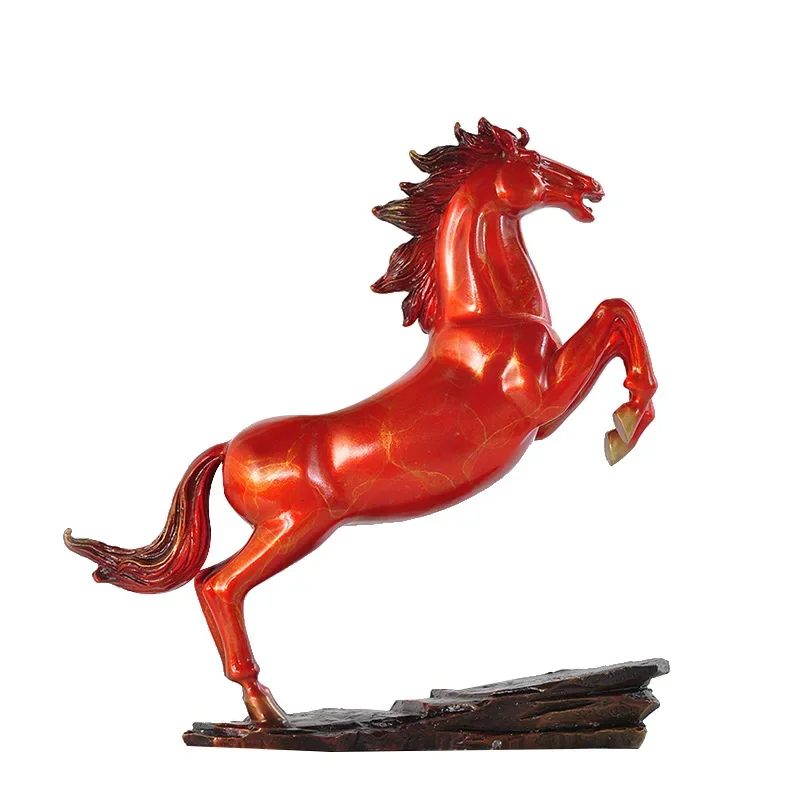 Bronze horse handicraft ornament is a success, home office desktop decoration