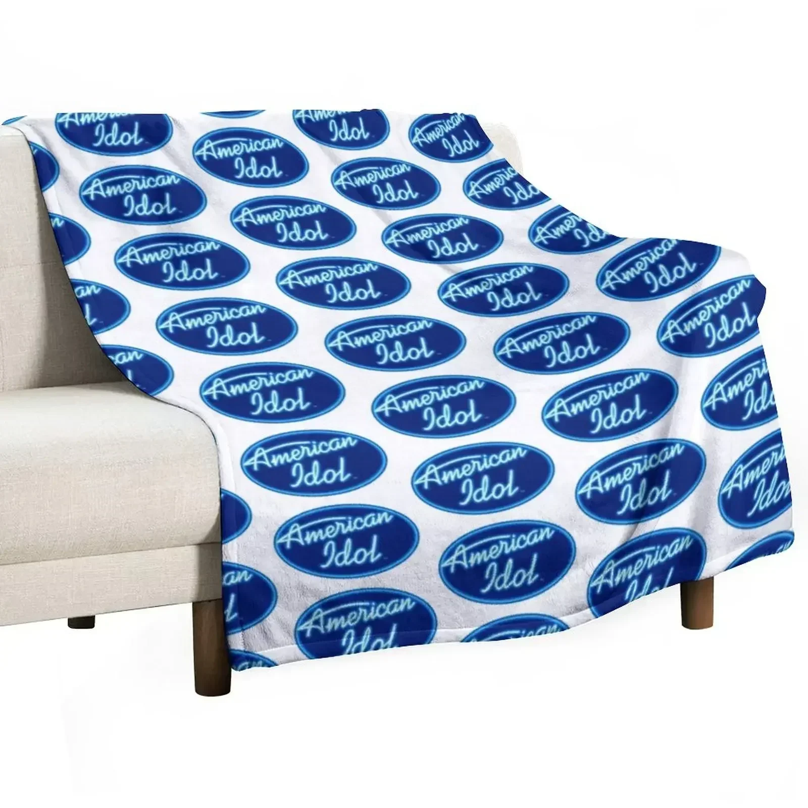 

American Idol Sticker Throw Blanket Hair Plush Blankets