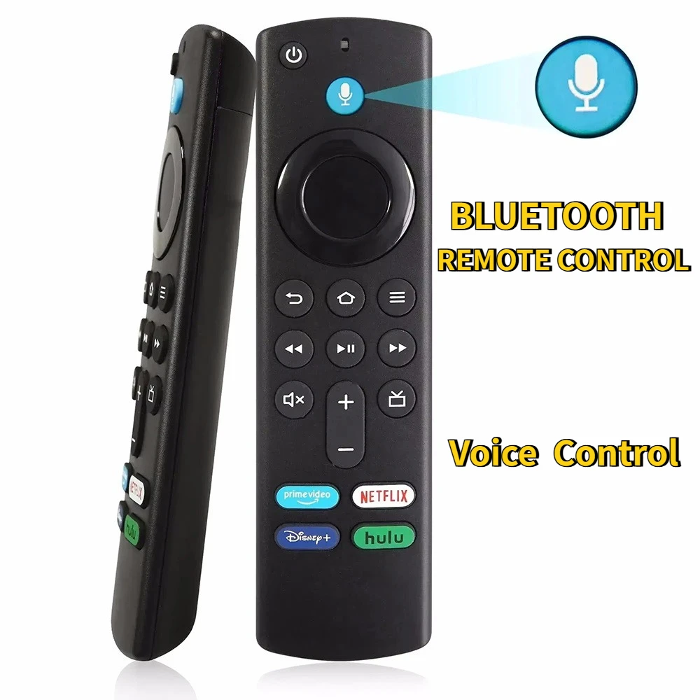 Control remoto de repuesto por voz Bluetooth L5B83G para Fire TV Stick 4K Max Lite Cube, controlador de Smart TV Bluetooth para televisores inteligentes