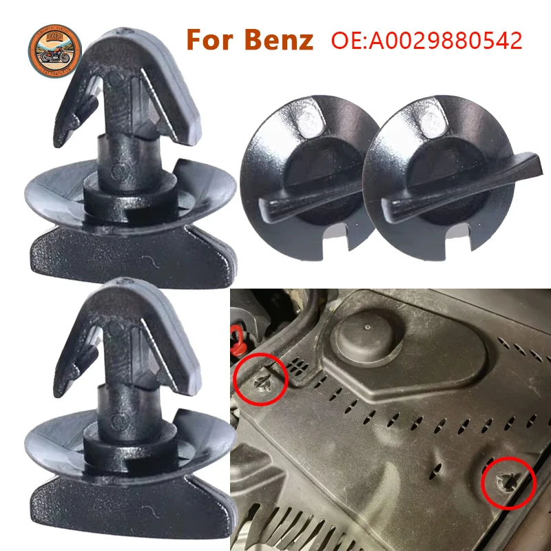 10pcs Fender Liner Fastener for Mercedes-Benz W222 V222 W246 W242 Fender Liner Wheel Cover Liner Fixing Clip Rivets Accessories