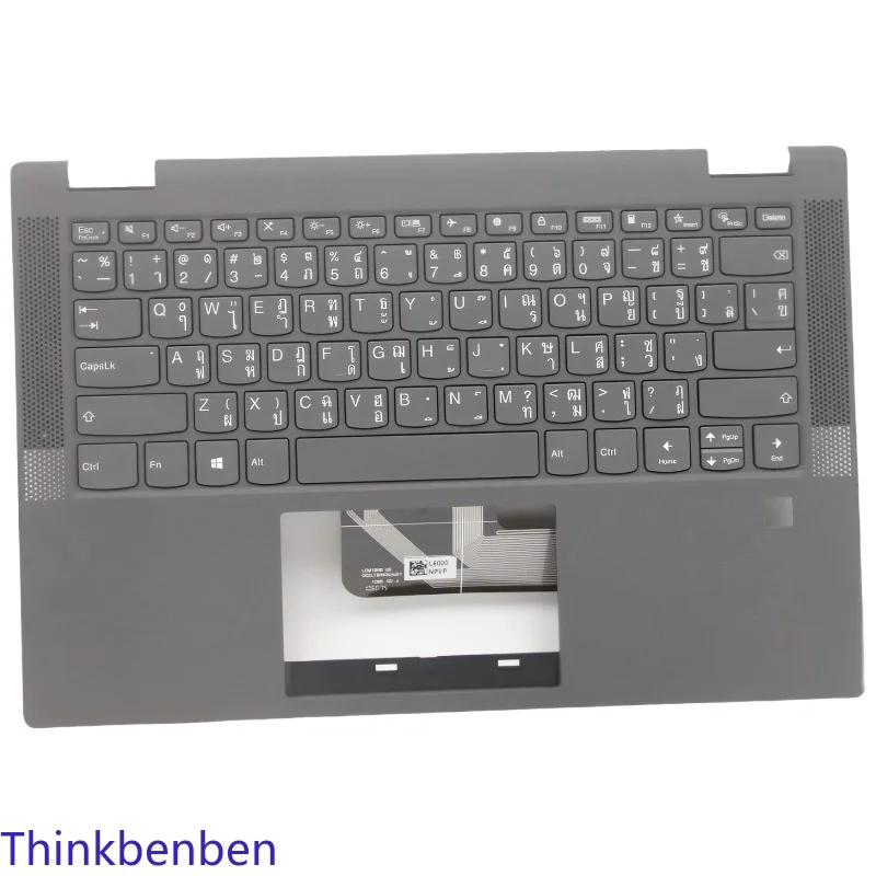 

TH Thai Keyboard Grey Upper Case Palmrest Shell Cover For Lenovo Ideapad Flex 5 14ITL05 14ARE05 14ALC05 14IIL05 5CB1C66478