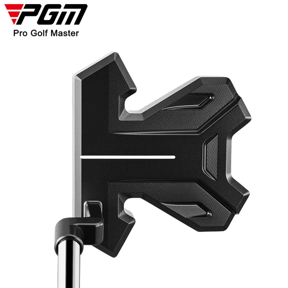 PGM Men\'s Golf Putter Aviation Aluminum Series Stable Low Center of Gravity Full CNC Composite Putter TUG046 with PU Rod Sleeve