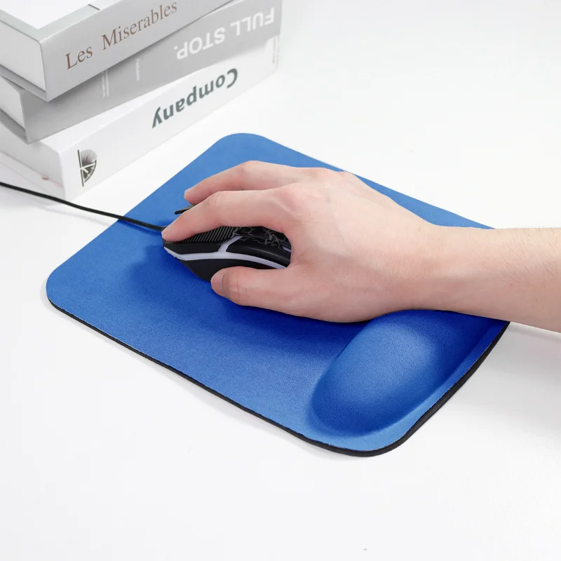 Tapis de souris rond EVA pour souris d'ordinateur, Support de poignet, mousse à mémoire de forme à rebond lent pour clavier, souris, PC, ordinateur portable, bureau