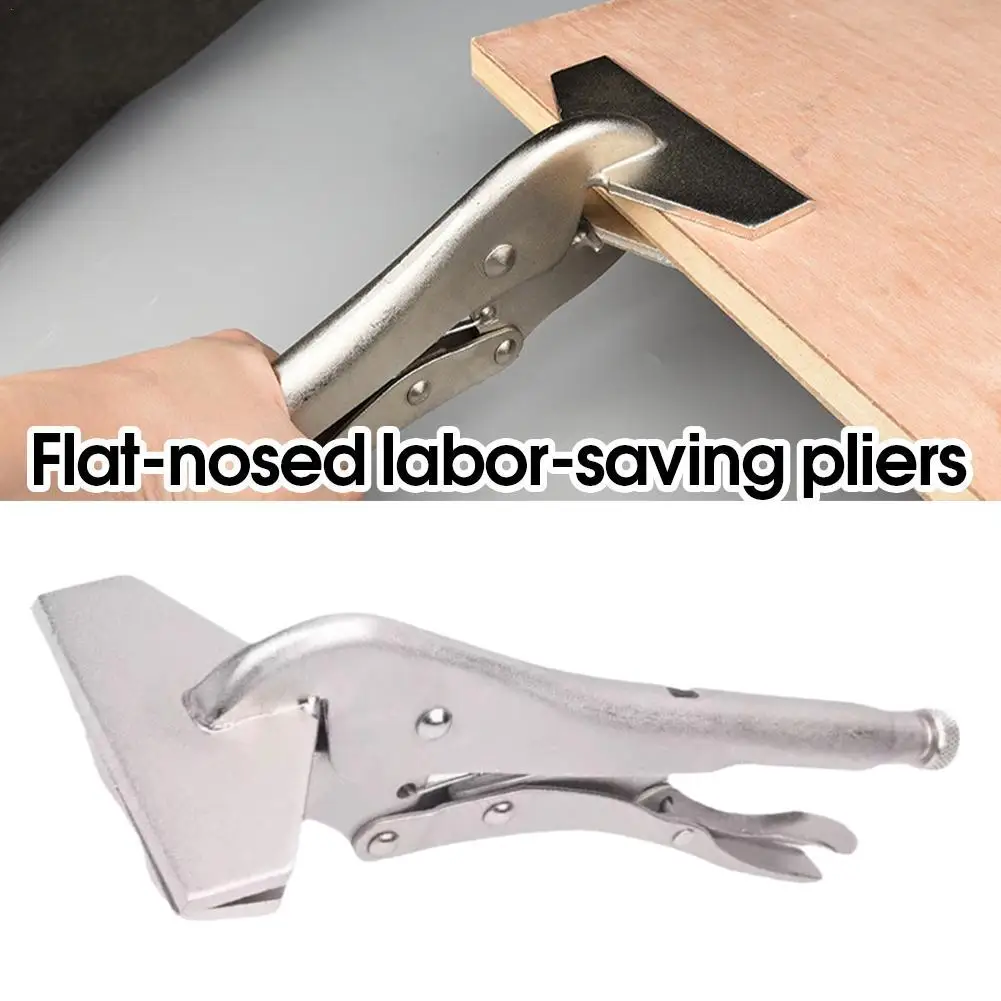 

10*3.8inch End Cut Nippers Top Cutting Pincers Pliers Manual Nail Pulling Pliers Flat Mouth Nail Lifting Labor-Saving Walnut