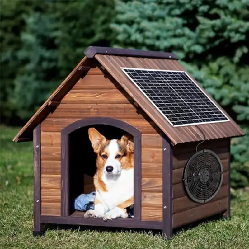 مروحة عادم تعمل بالطاقة الشمسية مع مروحة تيار مستمر خارجية #2