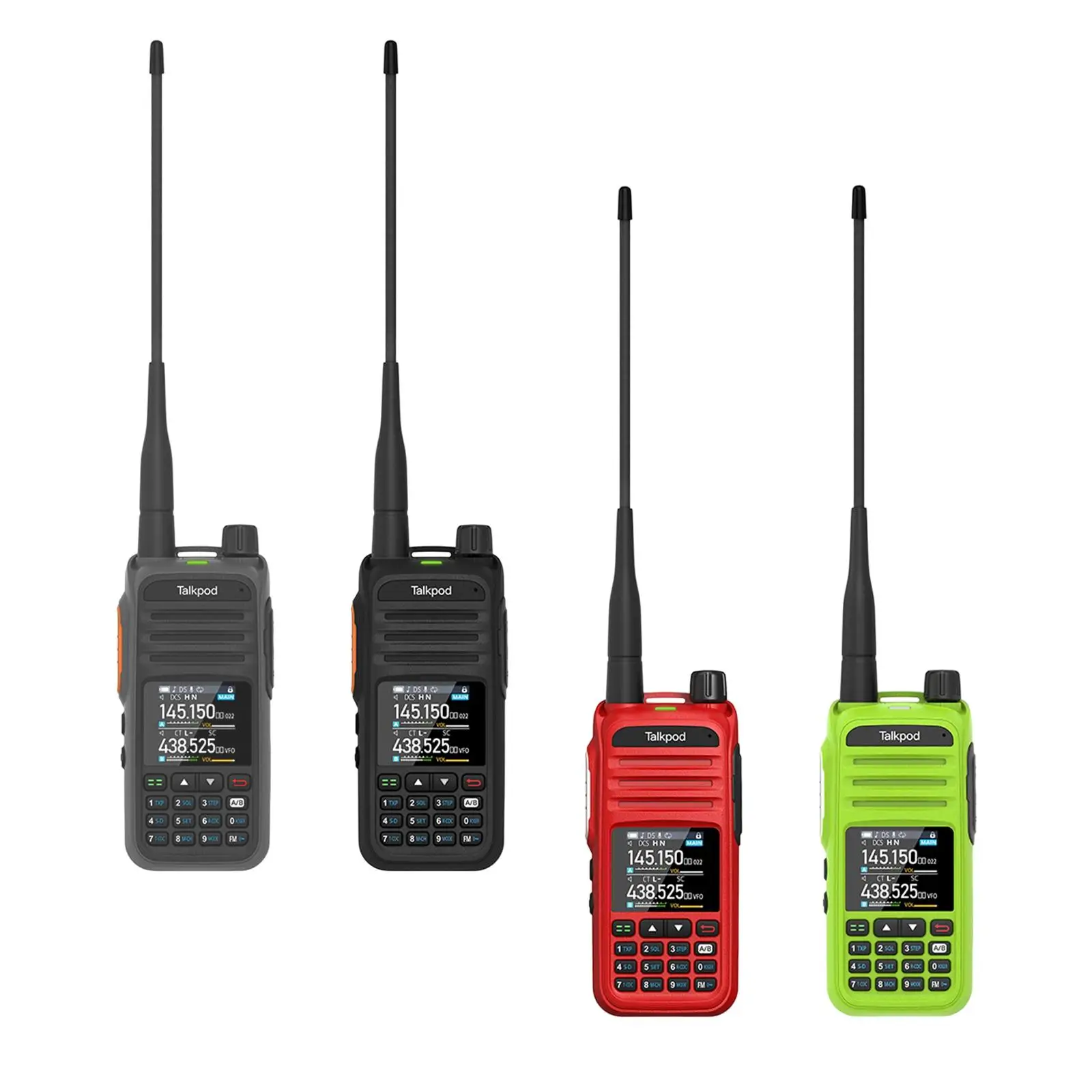 Transceptor de radio bidireccional Walkie Talkie de largo alcance AM FM VHF 470-520MHz