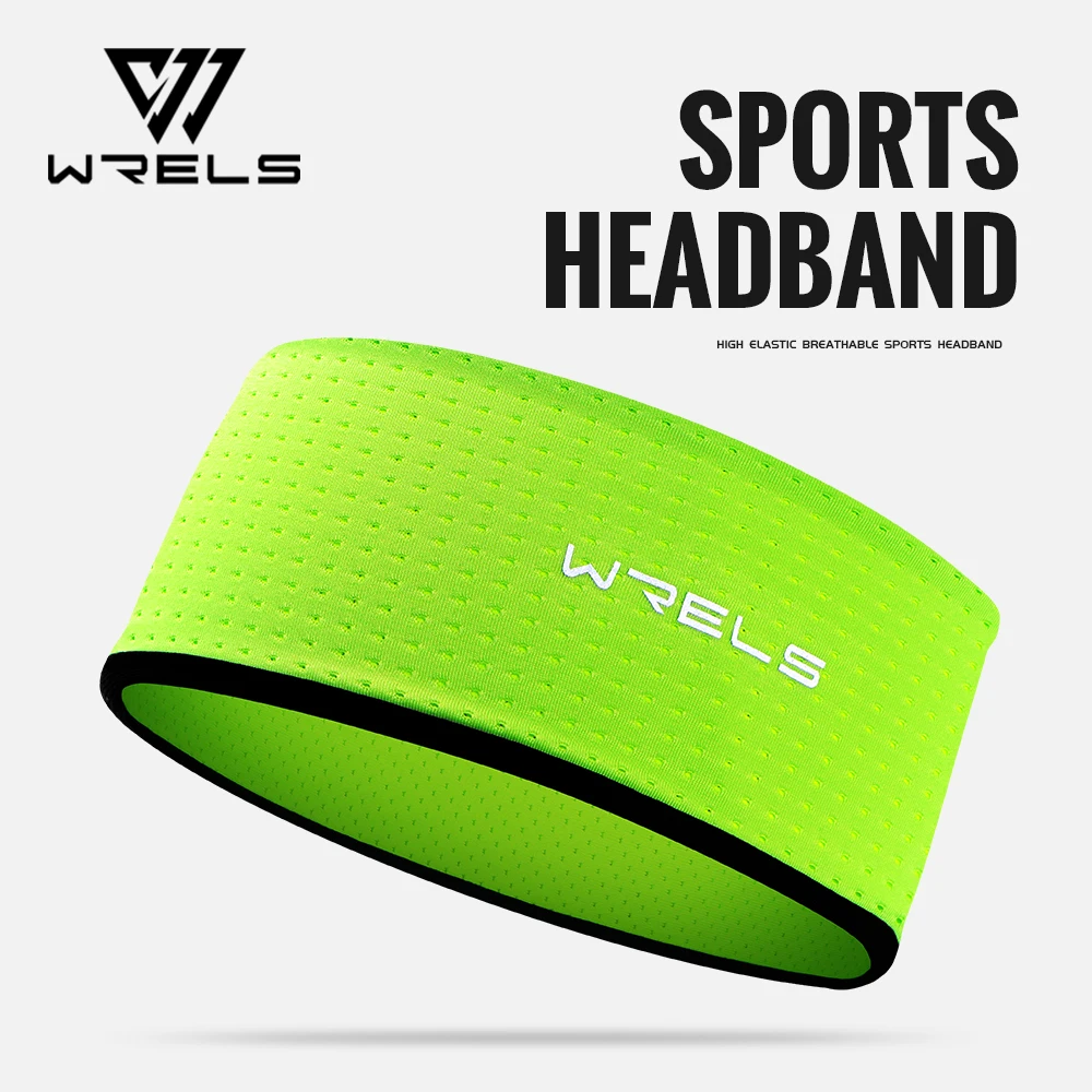 WRELS Sweatband Headbands Sports Moisture Absorbing Workout Headband Moisture Absorbing Workout